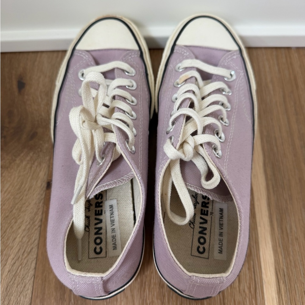 Converse Chuck Taylor All Star 70 Low Top Lavender Lilac & Cream Womens Size 6.5 - Picture 5 of 6